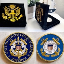 Coast Guard RESERVE Challenge Coin USCG-US Coast Guard Come With Velvet  Case - $21.77