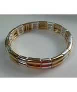 Signed Napier Two-tone Stretch Bracelet - $30.91 CAD