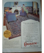 Vintage Gold Seal Congoleum Print Magazine Advertisement 1923 - £7.85 GBP