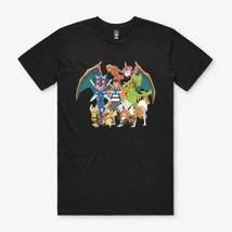 Pokemon Anime Ash And Friends Legendary T-Shirt - £18.79 GBP