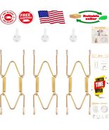 Elegant 3 Pack Invisible Plate Hangers for 4-5 Inch Art Plates - Gold Fi... - €10,59 EUR