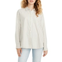 NWT Womens Size XS Small Madewell Oversize Ex-Boyfriend Plaid Shirt Top - $24.99