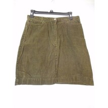 Army Green Corduroy Skirt Size 8 by Faded Glory - $178.37 MXN