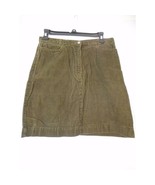 Army Green Corduroy Skirt Size 8 by Faded Glory - $9.59
