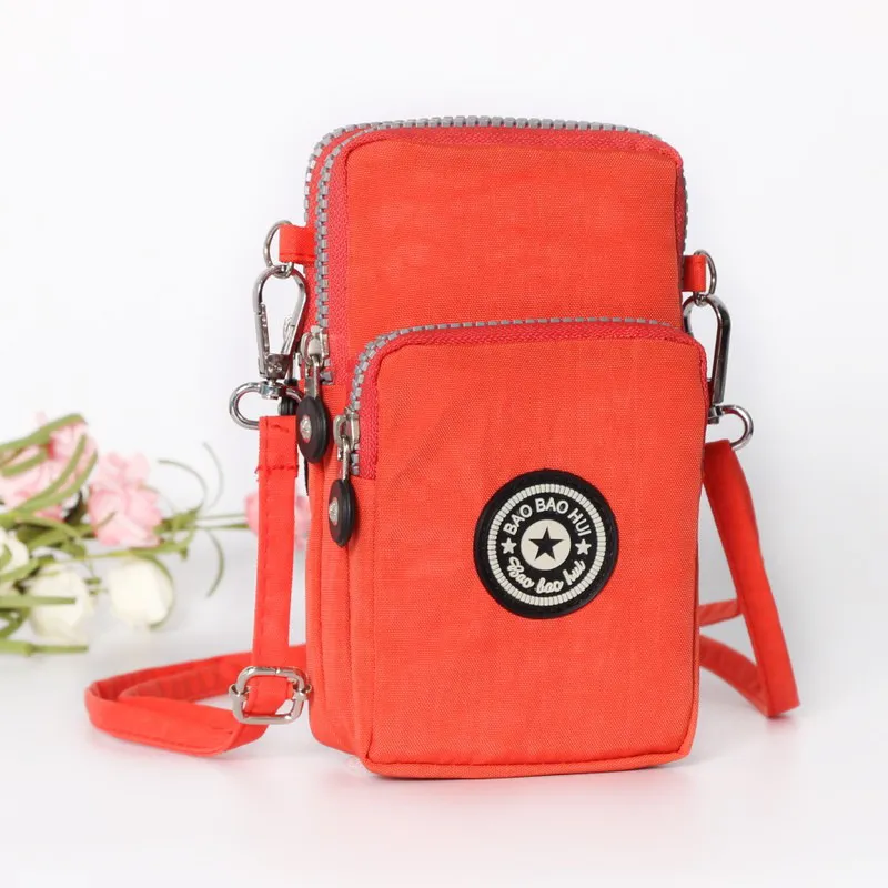 Small Shoulder Bags Nylon Women Orange - £7.18 GBP