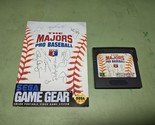 Majors Pro Baseball Sega Game Gear Disk and Manual - $5.70