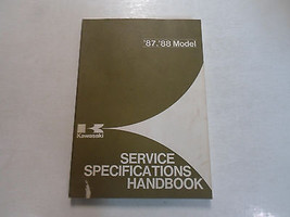 1987 1988 Kawasaki Servizio Specifiche Manuale Vetrata Fabbrica OEM - £8.60 GBP