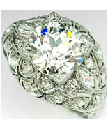 5.00Ct Multiple Forme Simulé Diamant Robe Bague Grappe 925 Argent Sterling - £187.59 GBP