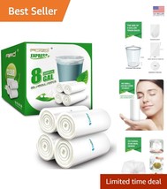 Reliable 8 Gallon Bin Liners - 220 Count Clear Garbage Bags for Waste Ma... - $38.92