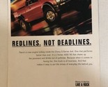 1995 Chevrolet Chevy S Series 4x4 Vintage Print Ad Advertisement pa19 - £6.32 GBP