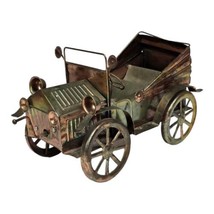 Copper Tin Automobile Roger Miller “King of the Road” Rustic Crank Music Box - £21.42 GBP