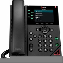 HP 89B69AA#ABA POLY VVX 350 6-LINE IP PHONE AND POE-ENABLED WITH POWER S... - $6,139.53 MXN