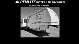 ALPENLITE Trailer 5th Wheel Operations Manual -385pgs for Western RV Ser... - $24.74