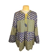 Earthbound Womens Plus XXL Top Tunic Lightweight Floral Colorful Flowy S... - $17.17