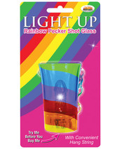 Light Up Rainbow Pecker Shot Glass - £6.49 GBP