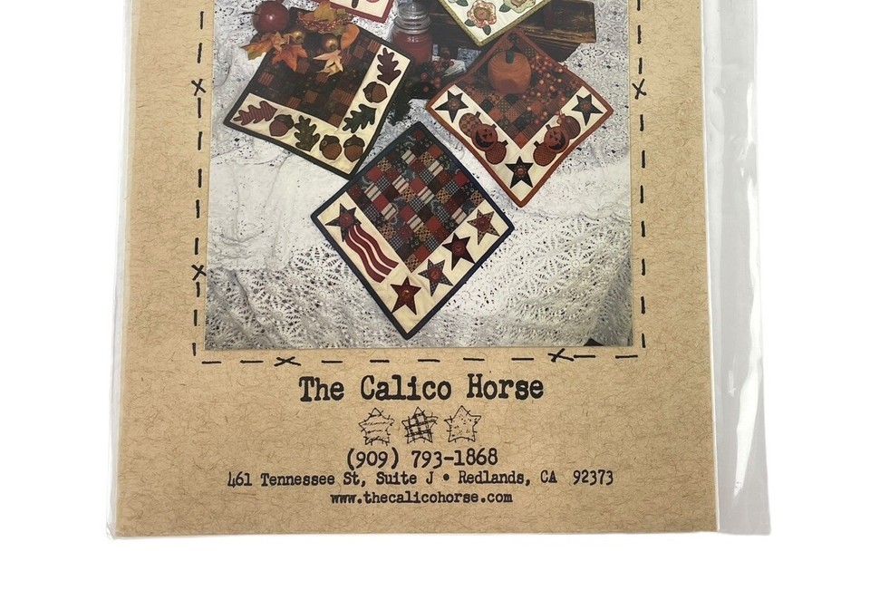 The Calico Horse Seasonal Mats 12” X 12” Placemats Craft Project Item image 5