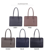 DAVIDJONES Ladies Tote Bags Fashion Solid Handbag FREE Shipping Worldwide. - £61.38 GBP