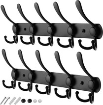 Glazievault Coat Rack Wall Mount - Stainless Steel Coat Rack (2 Pack) - ... - $37.99