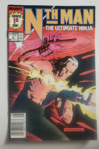 VTG Nth Man The Ultimate Ninja 1 Aug Marvel Cartoon Collectible Nice - $280.04 MXN