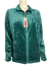 NWT 32 Degree Emerald Green Zip Front Long Sleeve Fleece Jacket Size L - $53.21 CAD NWT 32 Degree Emerald Green Zip Front Long Sleeve Fleece Jacket Size L - $53.21 CAD