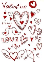 Valentine Kisses Love Hugs - 14489 - £2.34 GBP