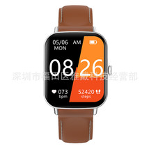 F107 Smart Watch Body Temperature Heart Rate Bluetooth Call Language Assistant S - £40.17 GBP