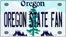 Oregon State Fan Novelty Mini Metal License Plate Tag - $14.95