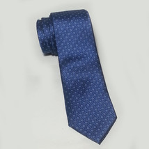 Burma Bibas Men Slim Dress Blue Polyester Tie New with tag 60&quot; long 2.5&quot; - £13.45 GBP