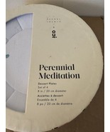Indigo Rachel Joanis X Oui Perrennial Meditación Postre Platos Conjunto ... - $907.23 MXN