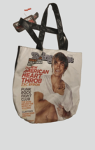 $20 Rolling Stone Zac Efron Magazine Cover Tote Bag White Black 2007 New - £16.28 GBP