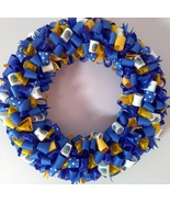 Golden State Warriors Inspired Custom Loopy Ribbon Wreath  - £37.85 GBP