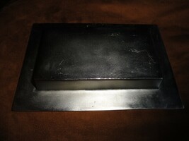 Oriental Ashtray Nickel Chrome Plated Ashtray 9" L x 6" W 1 1/8" H image 11