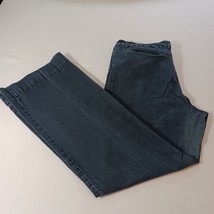 Style &amp; Co Tummy Control Straight Women&#39;s 14 Denim Blue Cotton Blend Jea... - $13.16