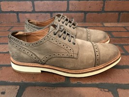 Frye Oxford Cap Toe Gray Taupe Leather Size 9.5 - $90.32