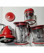 Ninja Prep Blender Food Processor 450W Red QB1007QCN30 Pitchers Blades M... - $55.00