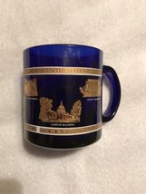 Washington D.C. Famous Landmarks Souvenir / Collector’s Mug / Cup Cobalt Blue - £7.81 GBP