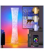 WORLD WIN Floor Lamp, 61&#39;&#39; Smart RGB LED Corner Lamp with Music Sync and... - $738.34 MXN