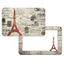 Reversible Plastic Wipe Clean Placemats - Eiffel Tower Vintage Paris (Set of - $33.65