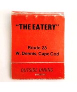 The Eatery Restaurant Vintage Matchbook Cape Cod Mass Matches Unstruck E19G - $27.15 CAD