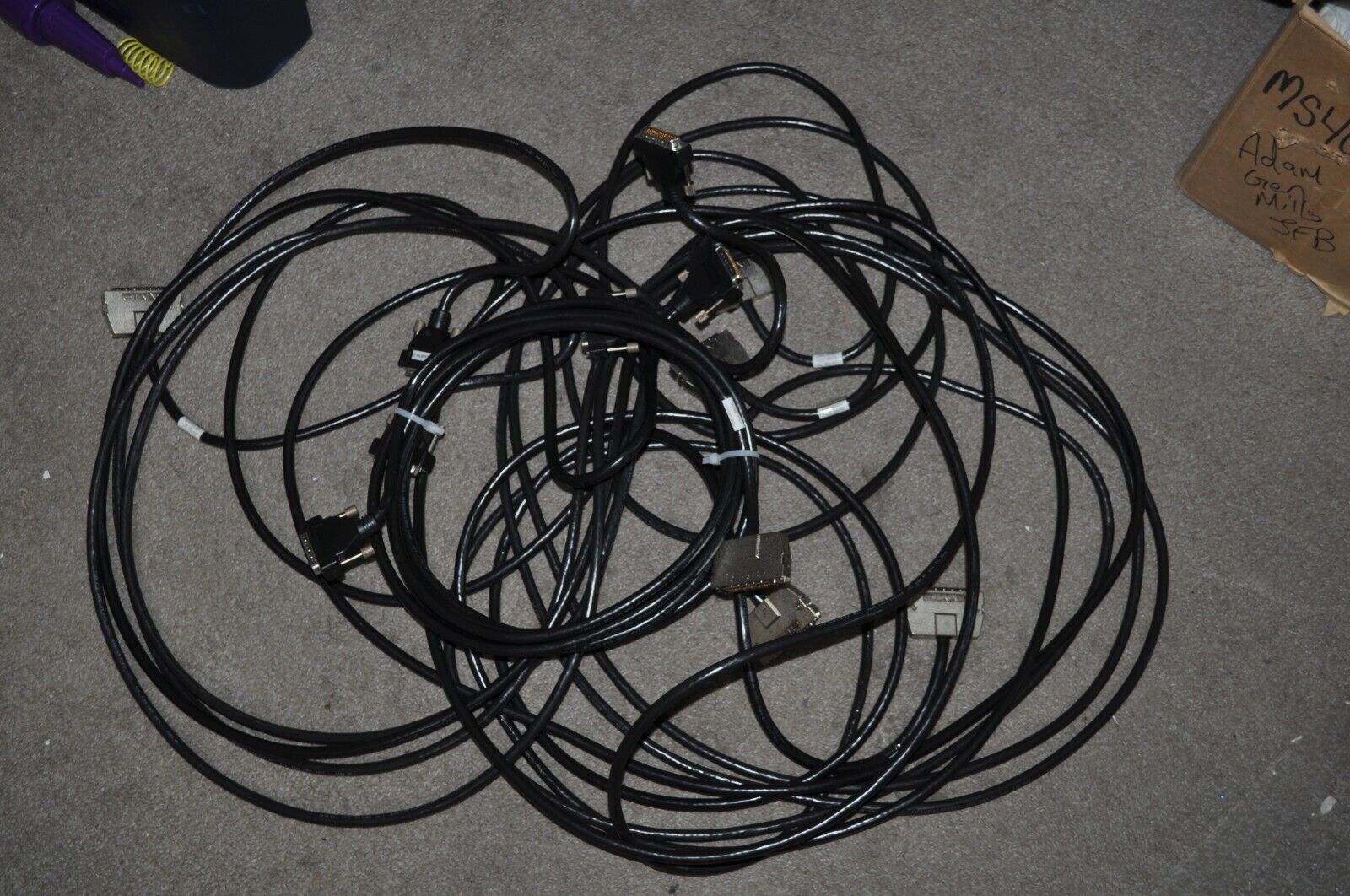 Lot O 3 Nice Cognex Machine Vision Ethernet Lien Power Caméra Câble 300-... - $123.48