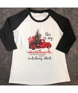 HALLMARK CHANNEL Shirt Size Medium This Is My CHRISTMAS MOVIE WATCHING S... - £7.30 GBP