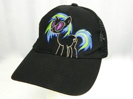 My Little Pony Black Kids Cotton Mesh Snapback Adjustable Trucker Hat Ha... - $17.77