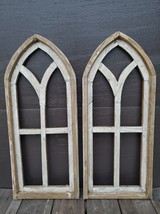 Set of 2, Pasito Arch Wood Frame - Distressed White - Shabby Chic, CHOOS... - £43.14 GBP+