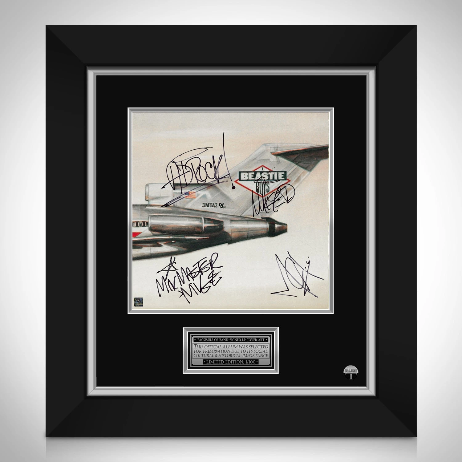 Beastie Boys License to Ill LP Cover Limited Signature Edition Studio Li... - $246.73