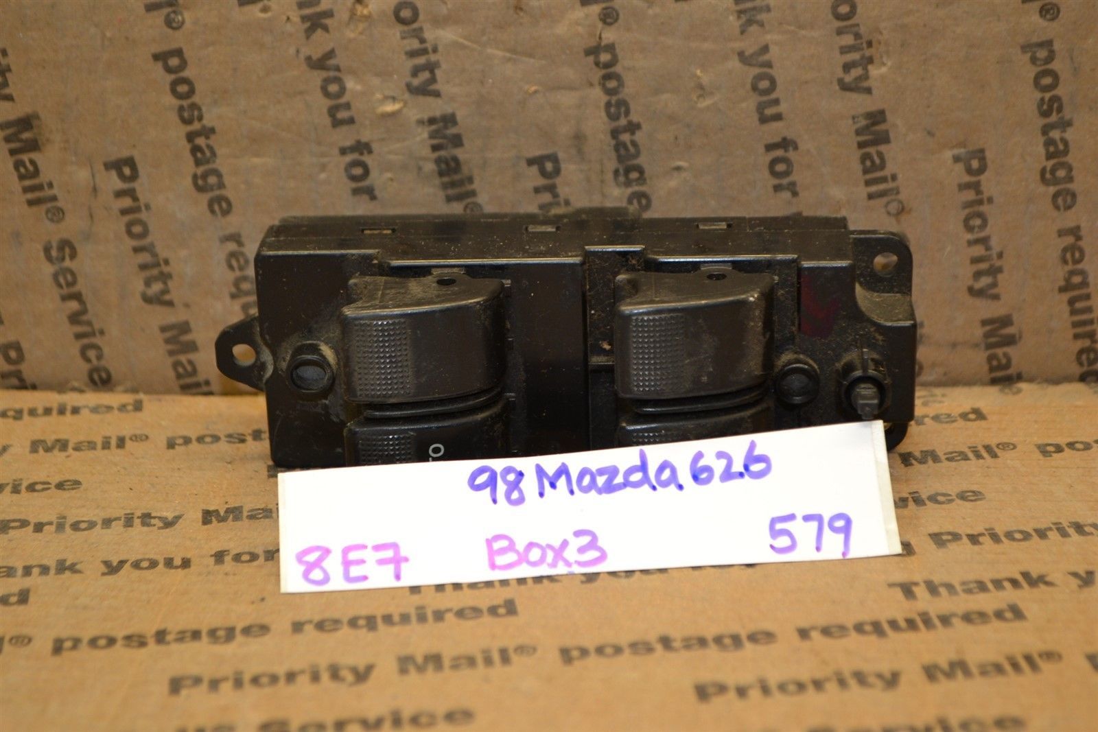 1998-2002 Mazda 626 Master Switch OEM Door Window Lock Box 3 579-8E7 - $7.99