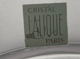 Lalique Crystal Glass France Collectors Plate Cristal Paris 1975 Fish Duo Duet  - £97.34 GBP