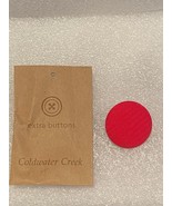 Coldwater Creek (Extra Button Pack) RED About 1&quot; *NEW* DTC - $151.86 MXN