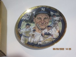 The Hamilton Collection 1992 Vintage Lou Gehrig Collectors Plate 6-1/2” - £3.90 GBP