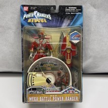 2000 Bandai Mighty Morphin Power Rangers Lightspeed Rescue Red Mega Battle JD - £99.16 GBP