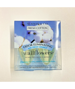 Bath &amp; Body Works Wallflowers FRESH COTTON Refill 2 Pk Home Fragrance Wa... - $15.90